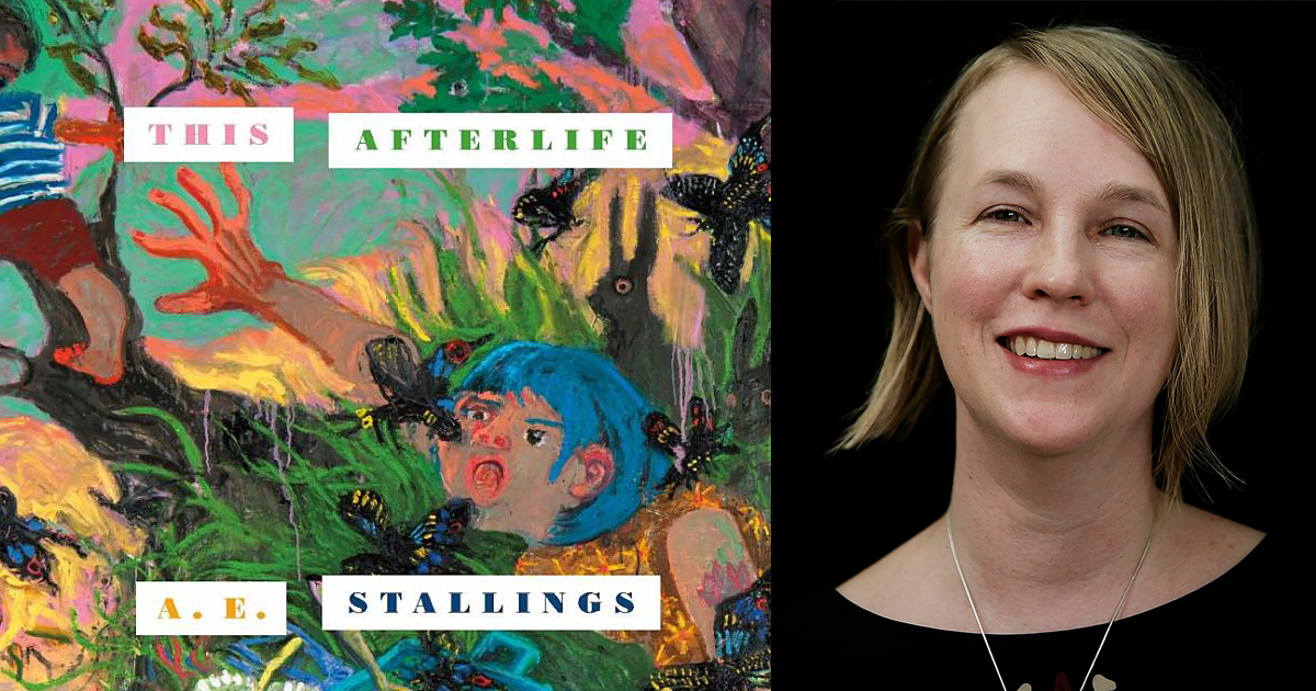 Stallings and book cover for This Afterlife
